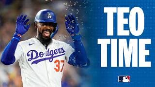 Teoscar Hernández DEMOLISHES a three-run home run for the Dodgers! 💥 (112.6mph off the bat! 😤)