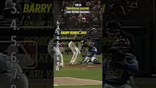 Who had the greatest single season ever? Top 10 Individual Seasons that define baseball #250for250