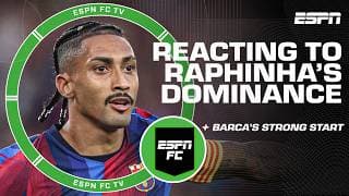 Shaka Hislop says Raphinha is playing the BEST FOOTBALL out of everybody 🗣️ | ESPN FC
