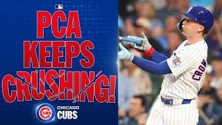PCA is H-O-T! Pete Crow-Armstrong MASHES a LEADOFF HOME RUN for the Cubs! 🐻🔥 (4th homer in 7 ABs!)