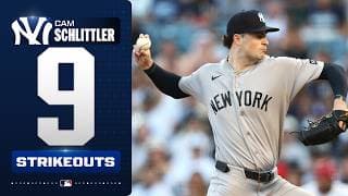 Cam Schlittler strikes out 9 BATTERS over 8 DOMINANT INNINGS for the Yankees! 🤯🔥 (2.04 season ERA!)