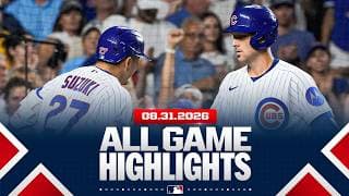Highlights from ALL GAMES on 8/31 (Cubs hit 9 HOME RUNS and MORE!)
