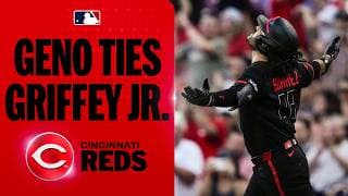 Eugenio Suárez SMASHES a go-ahead three-run HR! 😤 (Ties Ken Griffey Jr. on Reds' all-time list! 🔥)