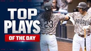 Padres SWING FOR THE FENCES! (Back-to-back-to-back homers among Top 5 MLB Plays from 9/6/26!)