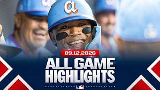 Highlights from ALL GAMES on 9/12 (Acuña Jr. homers vs. Phillies, Brewers score 13 and MORE!)