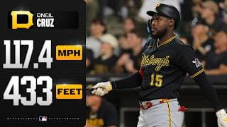 Oneil Cruz LAUNCHES a 117.4-MPH HOME RUN for the Pirates!🚀🏴‍☠️(Hardest-hit HR of the year!)