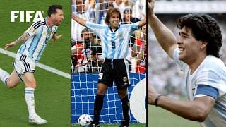 Maradona, Batistuta & Messi | Argentina Icons Through The Ages