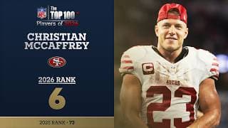 6: Christian McCaffrey (RB, 49ers) | Top 100 Players of 2026