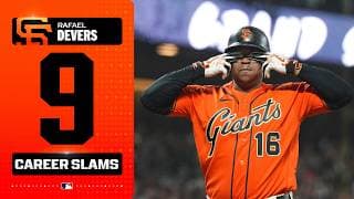Rafael Devers hits the Giants' MLB-leading 9TH GRAND SLAM of the year! 💥 (Devers' 9th career slam!)
