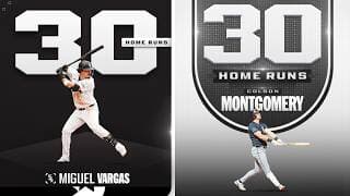 Miguel Vargas and Colson Montgomery BOTH hit their 30th homers of the season 💪 | MLB Highlights
