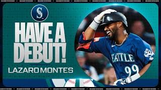 Have a DEBUT! Lazaro Montes records his first hit, RBI, AND HR! 🔱🔥 (MLB's No. 56 prospect)