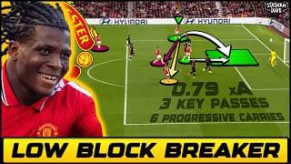 How Dorgu Will Be Carrick’s LOW BLOCK BREAKING Left Back