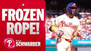 Kyle Schwarber hits his 42nd home run of the season to extend the Phillies lead! 🔔 | MLB Highlights