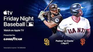 Padres vs. Giants: Friday Night Baseball on Apple TV (First 2 Innings)