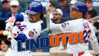 Francisco Lindor and Juan Soto mash BACK-TO-BACK HOMERS in the 1st inning for the Mets! 🍎✌️