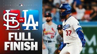 FULL 9TH INNING: Dodgers come from behind and WALK IT OFF on Teoscar Hernández's 2-run double! 🍿
