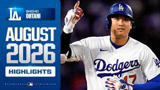 Shohei Ohtani added six home runs to his total for the Dodgers in August! 💪 | MLB Highlights