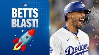 Mookie Betts gets the best of this pitch for his 19th homer of the 2026 season! | MLB Highlights