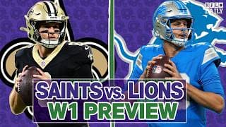 Saints vs Lions Week 1 Preview | NFL Daily