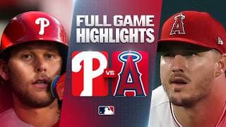 PHILLIES vs. ANGELS: Official Full Game Highlights (August 29) | 2026 MLB Season