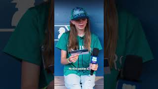 Our BECU Kids Club Reporter, Gwen, helped us get to know our southern southpaw, Kade Anderson 🎤