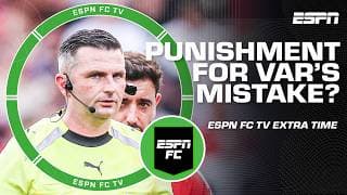 Should the VAR referee be SANCTIONED for incorrect call in Manchester derby? 😳 | ESPN FC Extra Time