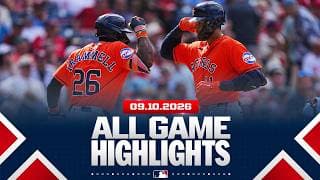 Highlights from ALL GAMES on 9/10 (Anthony Volpe's 5-RBI GAME, Cam Smith's CLUTCH HR & MORE!)
