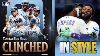 FULL INNING: Junior Caminero's WALK-OFF HOME RUN clinches a spot in the Postseason for the Rays! ⚡️