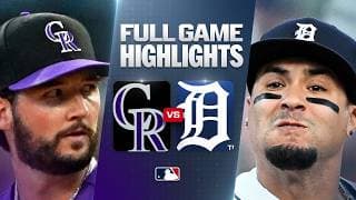 ROCKIES vs. TIGERS: Official Full Game Highlights (September 11) | 2026 MLB Season
