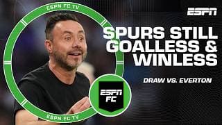 Roberto De Zerbi 'is in a world of trouble' 🗣️ Don Hutchison after Spurs' draw vs. Everton | ESPN FC