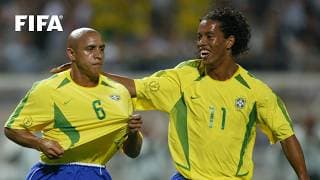 Roberto Carlos v Ronaldinho | 2002 WORLD CUP ALL FREE KICK GOALS
