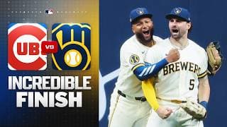 FULL UNCUT FINISH: The Cubs and Brewers play an INSTANT CLASSIC! 😱 (WILD ending in extras! ⚡️)