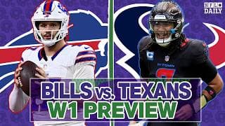 Bills vs Texans Week 1 Preview | NFL Daily