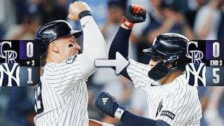 FULL INNING: Judge collects 1st hit since returning from IL, Lombard Jr. hits 1st career grand slam!