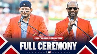 Albert Pujols, Yadier Molina among greats inducted to Cardinals Hall of Fame in 2026 | FULL CEREMONY